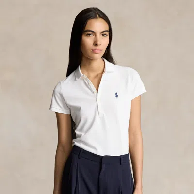 Polo Ralph Lauren Slim Fit Stretch Polo Shirt In White