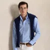 Ralph Lauren Slim Fit Stretch Poplin Shirt In Blue