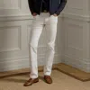 Ralph Lauren Slim Fit Stretch Twill Pant In Optic White