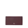 Ralph Lauren Slim Wallet Wallet Medium In Burgundy