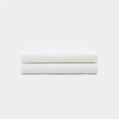 Ralph Lauren Sloane Cotton Percale Sheet Set In White