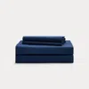Polo Ralph Lauren Sloane Cotton Percale Sheet Set In Navy