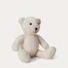Ralph Lauren Babies'  Small Cable Cashmere Bear In White