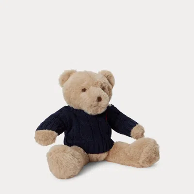 Ralph Lauren Babies' Small Cable-sweater Polo Bear In Rl Navy In Black