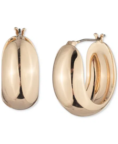 Ralph Lauren Small Chubby Hoop Earrings, 0.58" In Gold