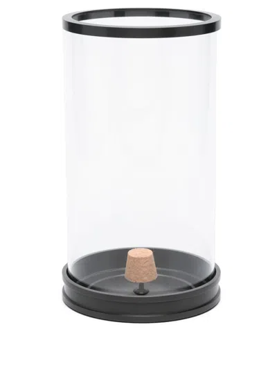 Polo Ralph Lauren Small Modern Hurricane Candle Holder In Black