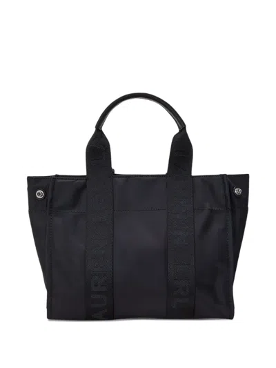 Ralph Lauren Small Stevie Tote Bag In Black