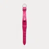 Polo Ralph Lauren Small Stirrup Caiman Watch Strap In Pink