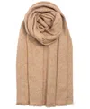 Ralph Lauren Soft Basket Weave Scarf In Brown