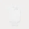 Polo Ralph Lauren Babies' Soft Cotton Polo Bodysuit In White
