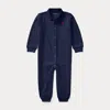 Polo Ralph Lauren Baby Boy's Interlock Classic Coverall In Refined Navy