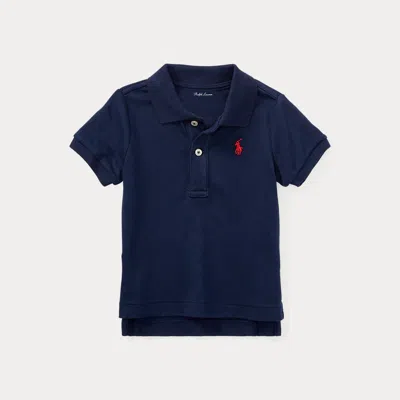 Ralph Lauren Kids' Soft Cotton Polo Shirt In Blue