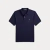 Polo Ralph Lauren Logo-embroidered Cotton Polo Shirt In Blue