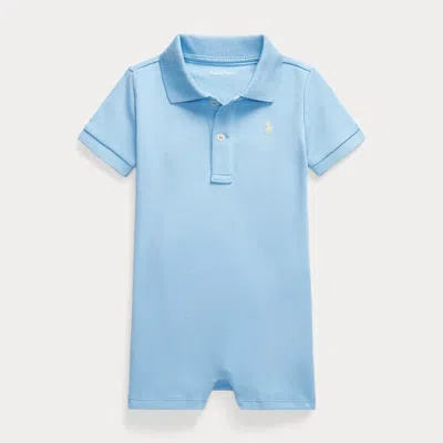 Ralph Lauren Kids' Soft Cotton Polo Shortall In Blue