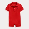 Polo Ralph Lauren Babies' Soft Cotton Polo Shortall In Rl 2000 Red
