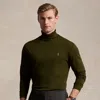 Polo Ralph Lauren Soft Cotton Turtleneck In Dark Loden