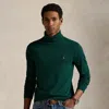 Ralph Lauren Soft Cotton Turtleneck In Green