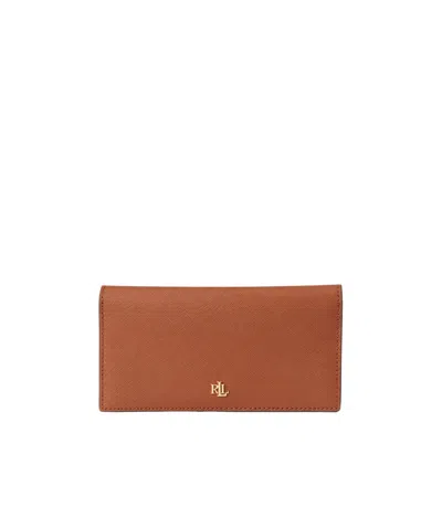 Ralph Lauren Soft Genuineleather Wallet In Brown