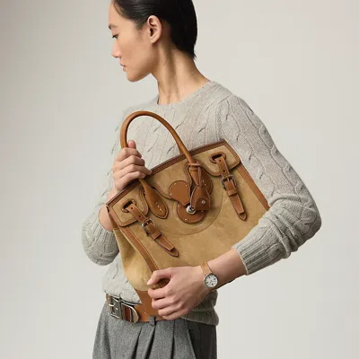 Ralph Lauren Soft Ricky 33 Calf-suede Bag