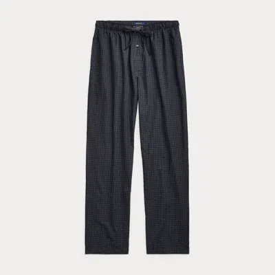 Polo Ralph Lauren Soho Check Pajama Pant In Soho Plaid In Black