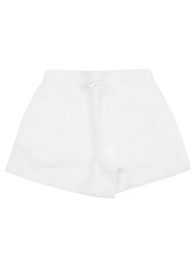 Ralph Lauren Kids' Solidposhort-shorts-flat Front In White