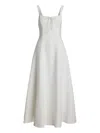 Ralph Lauren Sonali Midi Dress In Weiss