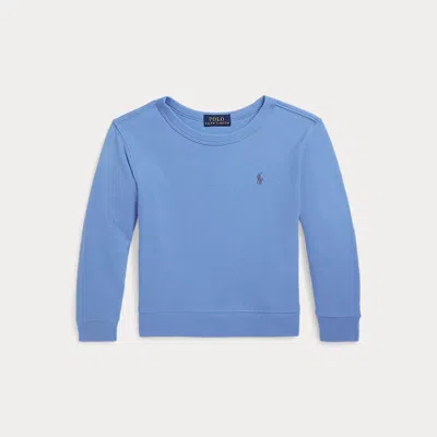 Ralph Lauren Kids' Spa Terry Sweatshirt In Blue