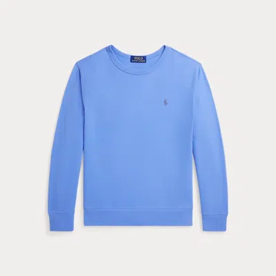 Ralph Lauren Kids' Spa Terry Sweatshirt In Blue