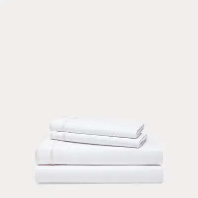 Polo Ralph Lauren Spencer Border Sheet Set In Classic Cream