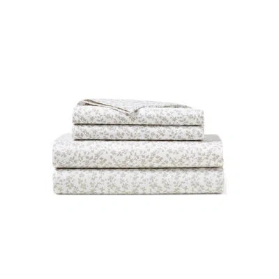 Ralph Lauren Spencer Floral Sheet Set In Gray
