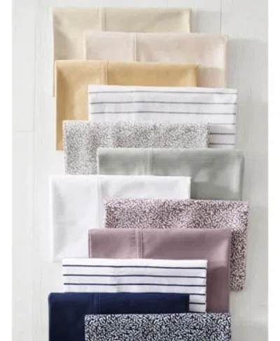Ralph Lauren Spencer Leaf Sheet Sets In Stone Grey Leaf