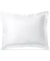 Ralph Lauren Spencer Sateen Border Decorative Pillow, 12" X 16" In White  White