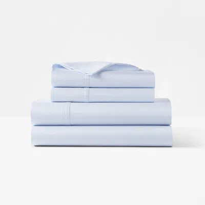 Ralph Lauren Spencer Sateen Sheet Set In Blue Cornflower