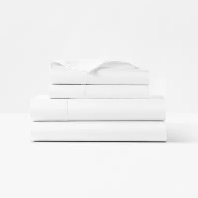 Ralph Lauren Spencer Sateen Sheet Set In White