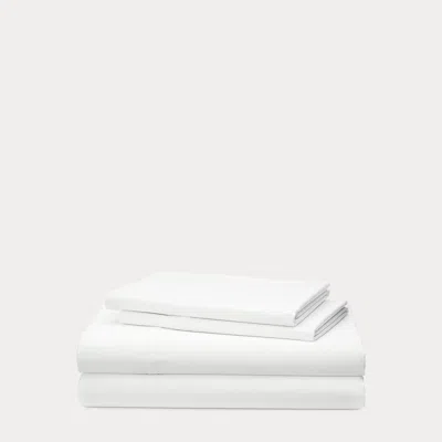 Ralph Lauren Spencer Sateen Sheet Set In White