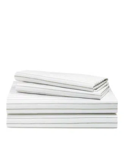 Ralph Lauren Spencer Stripe Sheet Set In White