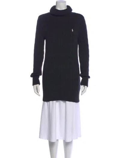 Pre-owned Ralph Lauren Sport Turtleneck Sweater In Black