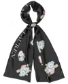 Ralph Lauren Spring Floral Oblong Scarf In Pink