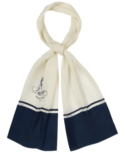 Ralph Lauren Spring Small Oblong Scarf In White