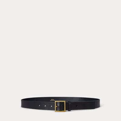 Ralph Lauren Square-buckle Leather Belt