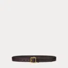 Ralph Lauren Square-buckle Leather Belt