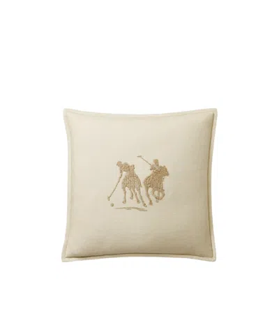 Ralph Lauren Square Cushion In Brown