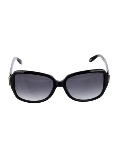 Pre-owned Ralph Lauren Square Gradient Sunglasses In Black