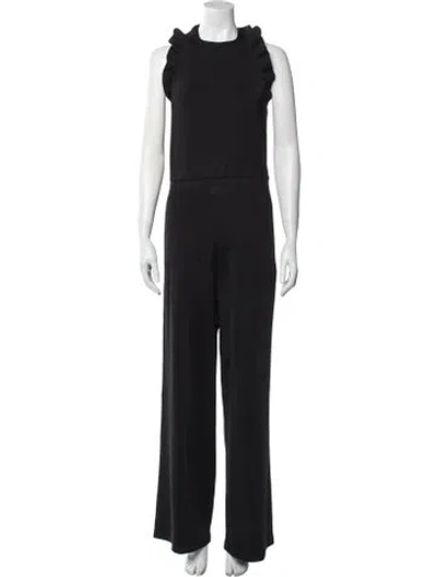 Pre-owned Ralph Lauren Square Neckline Jumpsuit In Black