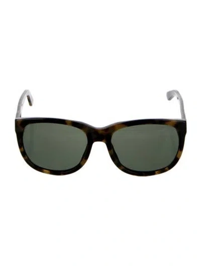 Pre-owned Ralph Lauren Square Tinted Sunglasses In Brown