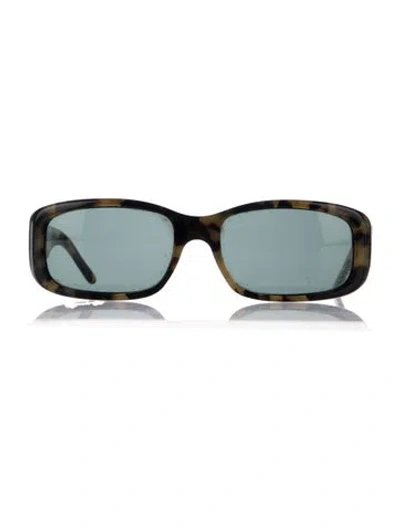 Pre-owned Ralph Lauren Square Tinted Sunglasses In Brown