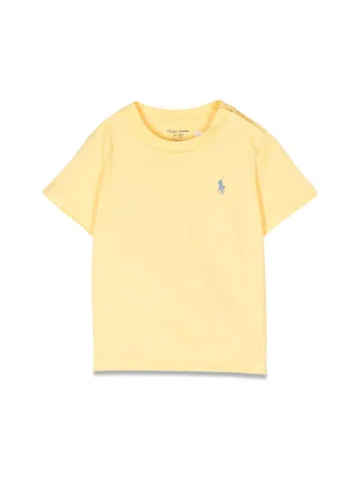Ralph Lauren Babies' Polo-pony T-shirt In Yellow