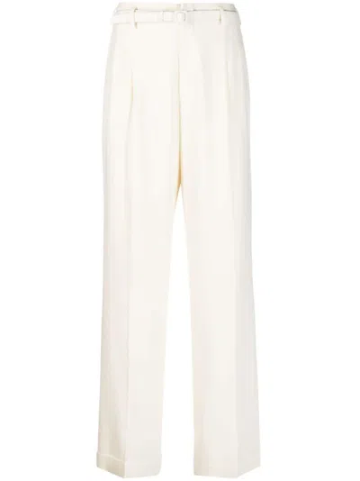 Polo Ralph Lauren Stamford Straight-leg Trousers In Lux Cream