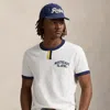 Ralph Lauren Standard Fit Slub Jersey Graphic T-shirt In Nevis