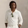 Ralph Lauren Standard Fit Terry Polo Shirt In Nevis